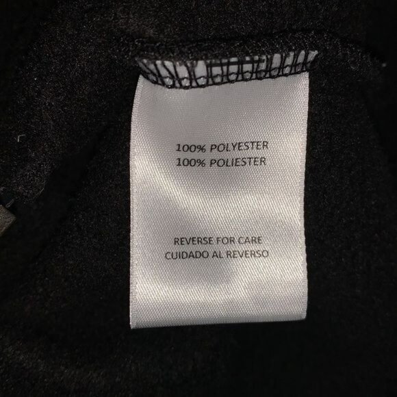 Swiss Alps  Big boys Black Full-Zip Fleece Jacket Size 18 Polyester - Picture 4 of 8